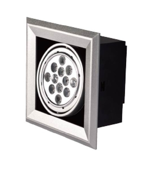 LED AR111單燈方型崁燈殼(光源另計)