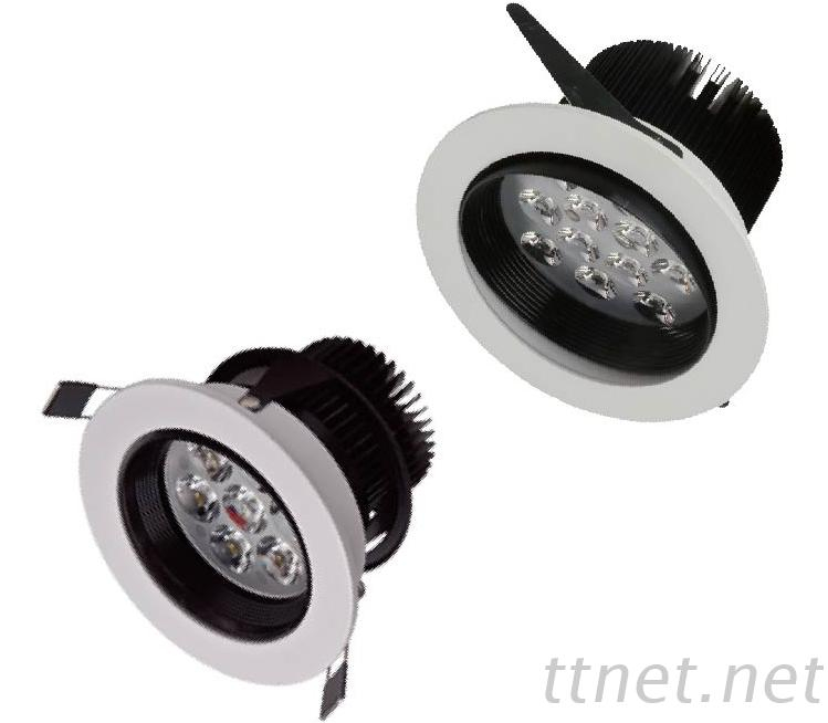 LED 7W/12W 360度旋转嵌灯